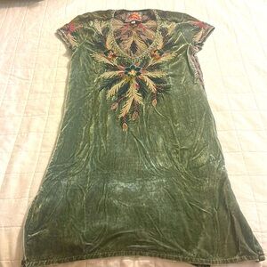 Reposhed- Johnny Was velvet dress